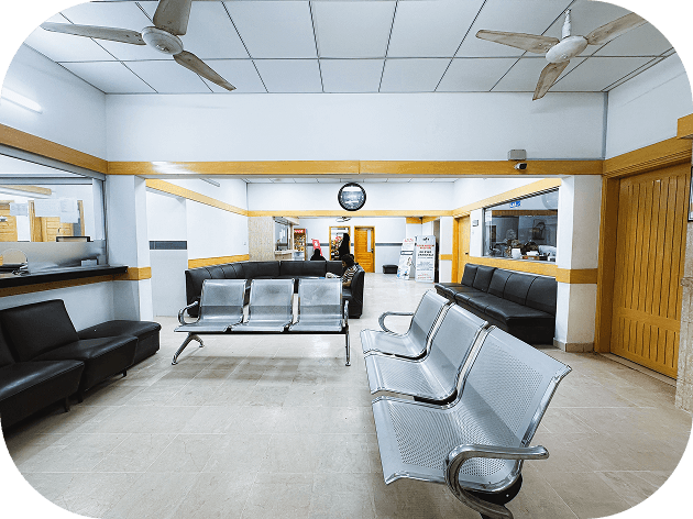 Hospital lounge area