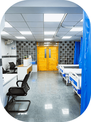 Hospital treatment room