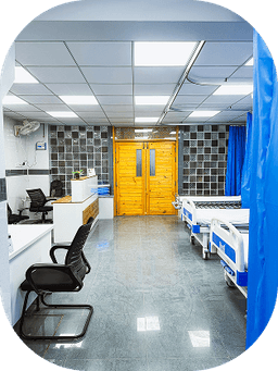 Hospital treatment room